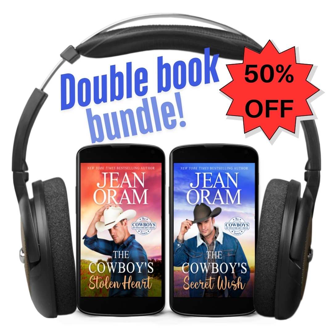 Two books for the price of one. Sweet cowboy romances by Jean Oram.