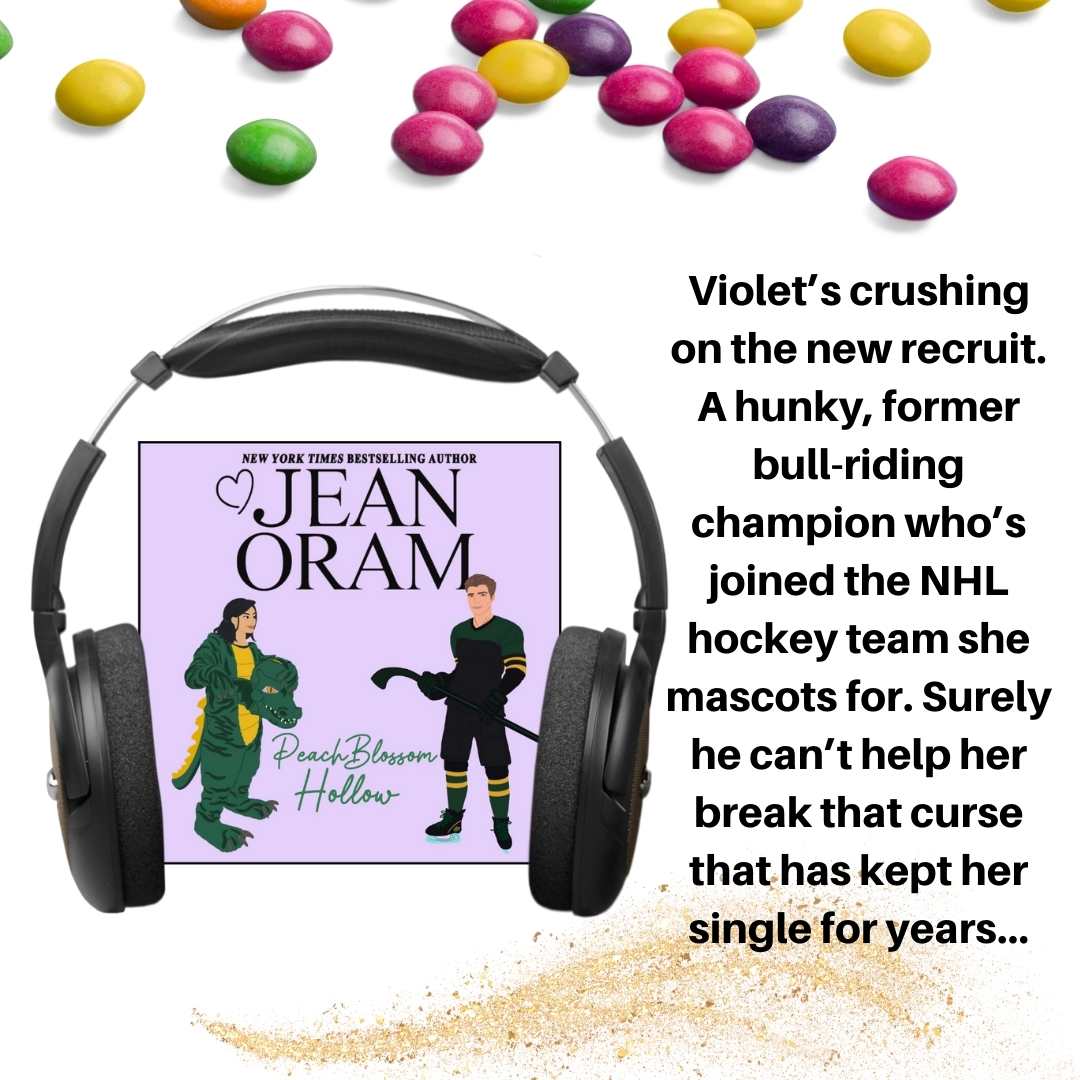 Peach Blossom Hollow by Jean Oram. A hockey romance audiobook.