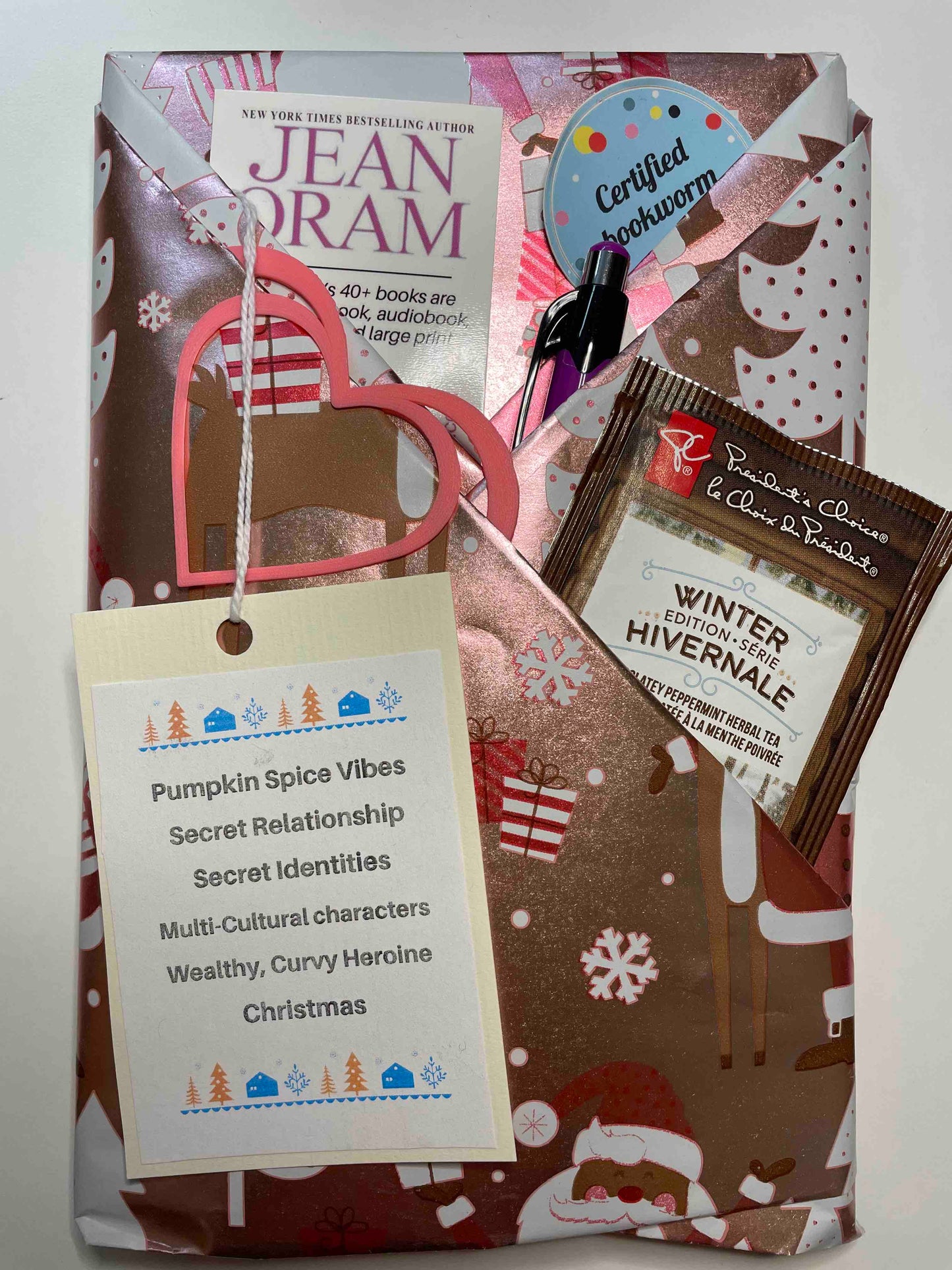 Blind date with a Christmas romance novel by Jean Oram.