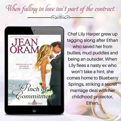 A PInch of Commitment ebook by Jean Oram. Marriage of convenience romance.