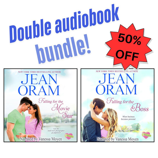 Two for one audiobook romances by Jean Oram. The Summer Sisters audiobooks 1 & 2.