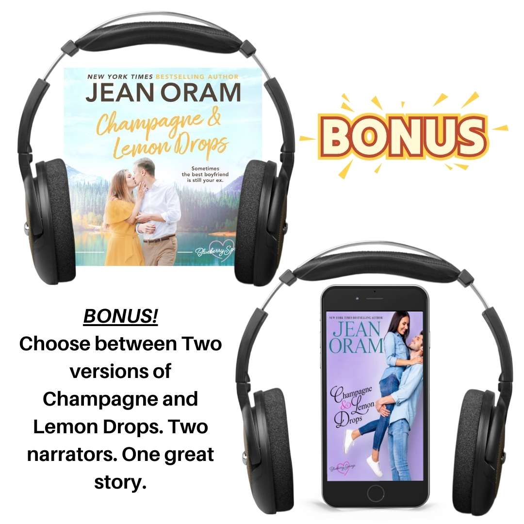 Two versions of audiobook Compagne and Lemon Drops by Jean Oram.