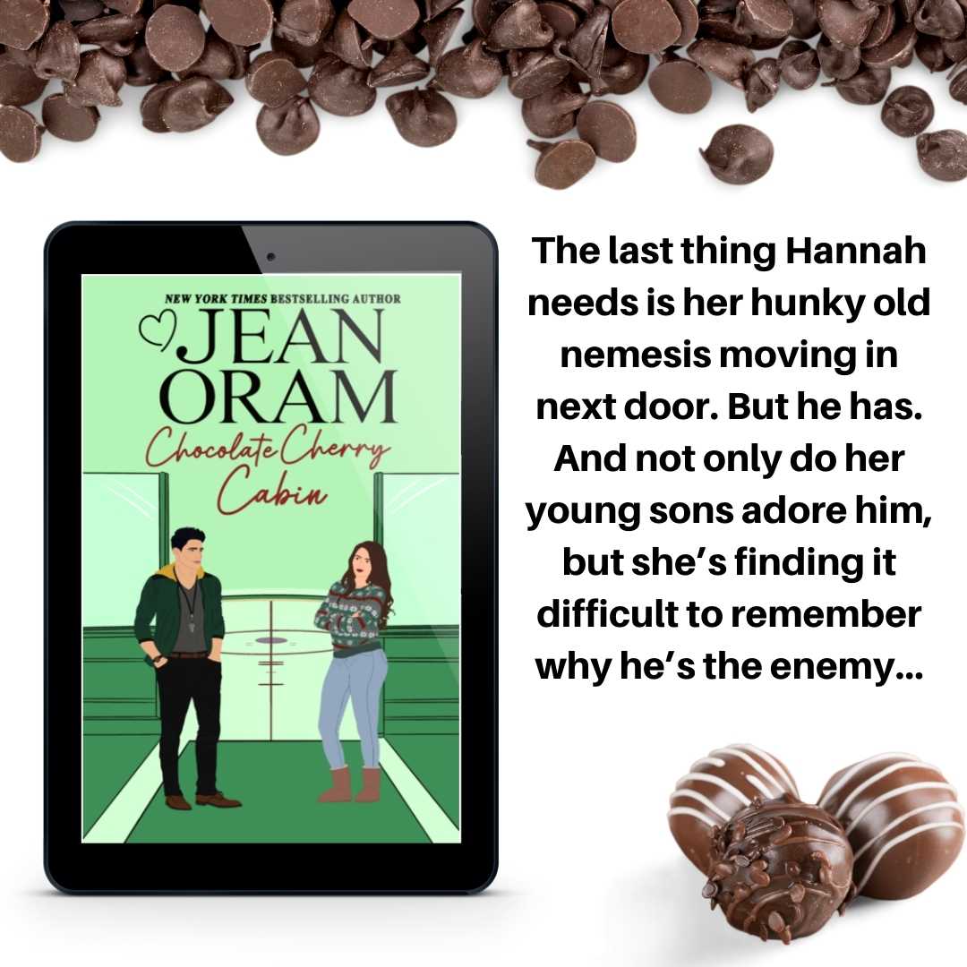 Chocolate Cherry Cabin book 3 Hockey Romance by Jean Oram