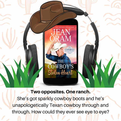 The Cowboy's Stolen Heart Audiobook romance by Jean Oram.