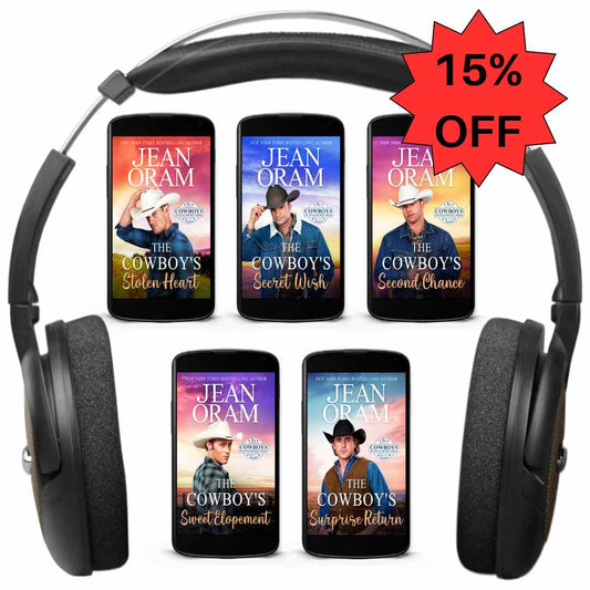 The Cowboys of Sweetheart Creek audiobook series by Jean Oram