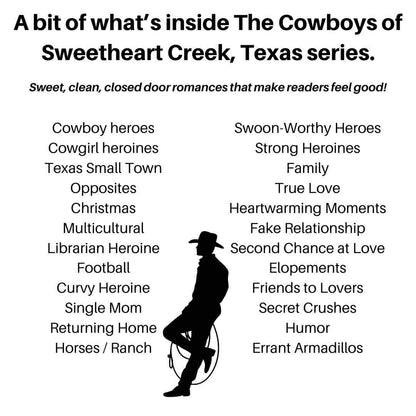 Tropes in The Cowboys of Sweetheart Creek Texas story bundle by Jean Oram