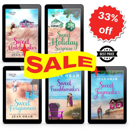 INdigo Bay romances by Jean Oram. Summer sale 33% off a bundle of 5 beach reads in ebook format.