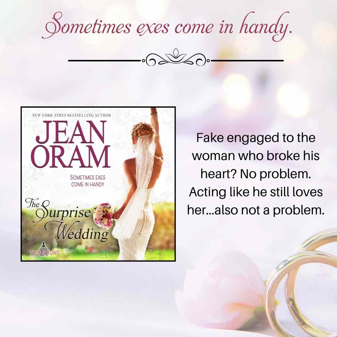 The Surprise Wedding audiobook by Jean Oram. fake engagement romance