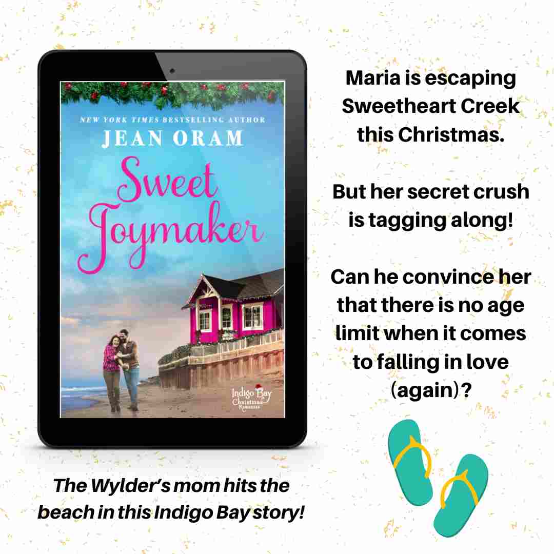 Sweet Joymaker, clean sweet romance by Jean Oram. Indigo bay.