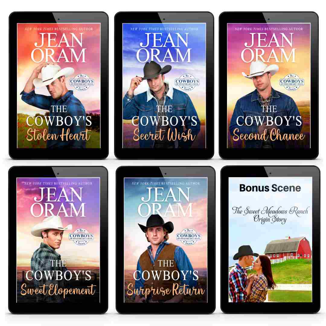 The Cowboys of Sweetheart Creek Texas story bundle by Jean Oram.