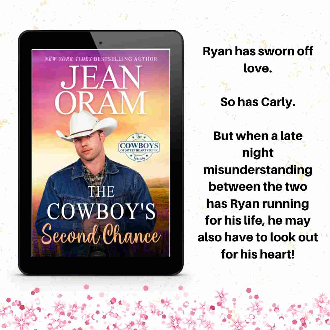 The Cowboy's Second Chance, clean sweet romance by Jean Oram. Book 3