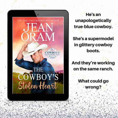 The Cowboy's Stolen Heart, clean sweet romance by Jean Oram. Book 1