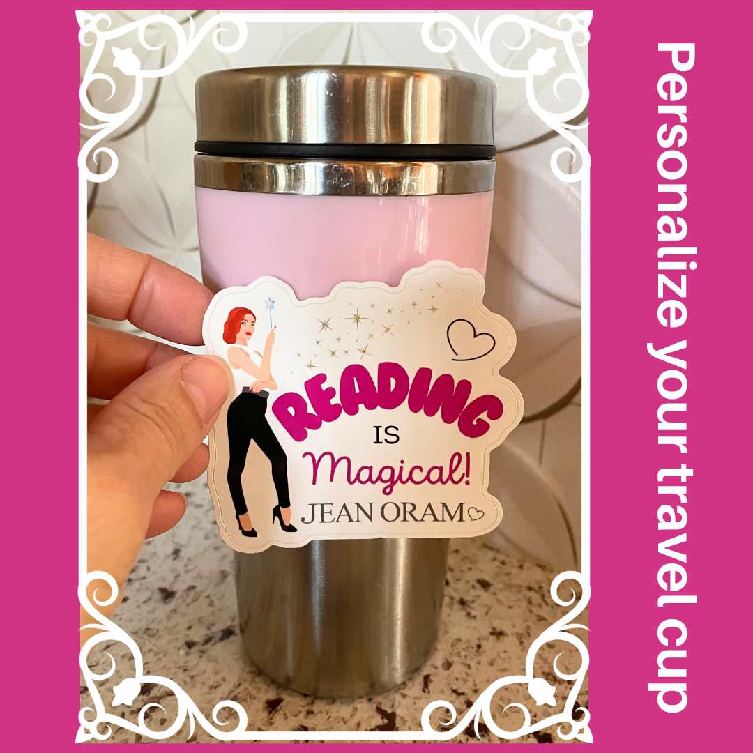 Sticker gifts for readers. Reading is magical.